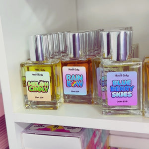 Rainbow being placed on a shelf video.